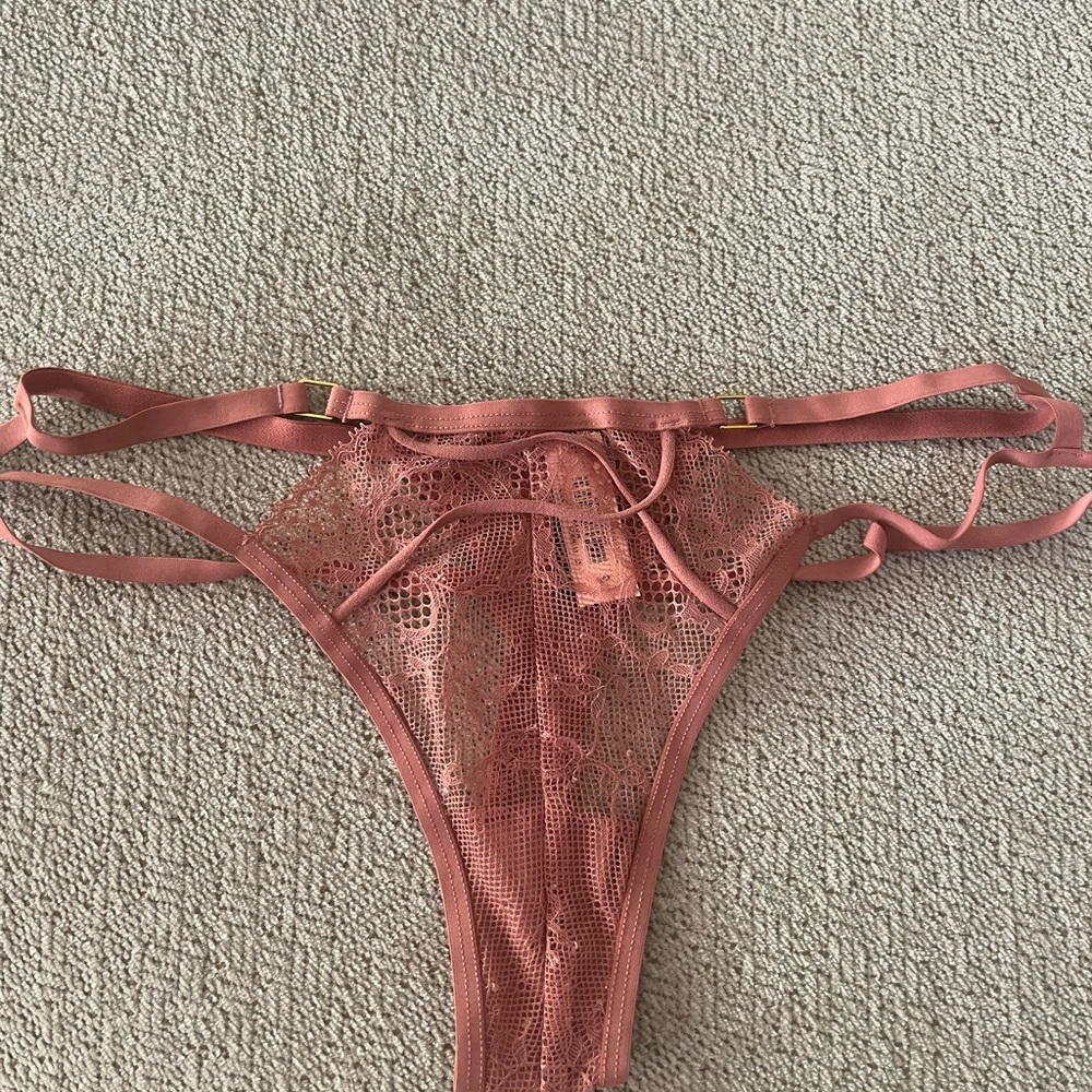 Victoria’s Secret strappy lace thong